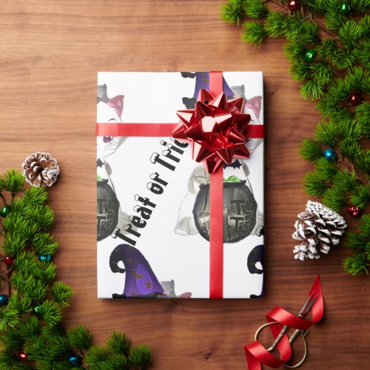 Süßes oder Saures, Geschenkpapier (Feiertagsgeschenk)