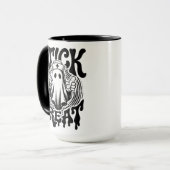 Süßes oder Saures Gespenster-Krankenschwester Lust Tasse (Vorderseite Links)