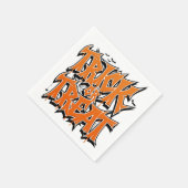Süßes oder Saures Graffiti Serviette (Ecke)