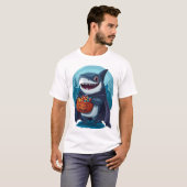 Süßes-oder-Saures-Hai T-Shirt (Vorne ganz)