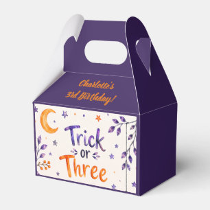 Süßes oder Saures Halloween 3. Geburtstag Süße Par Geschenkschachtel