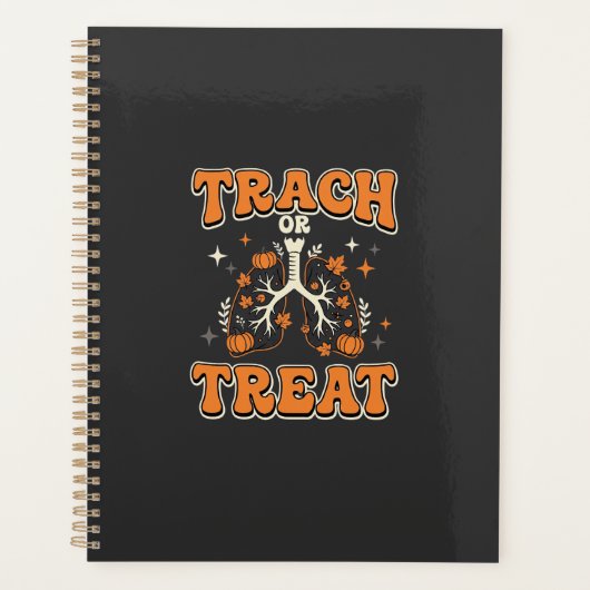 Süßes oder Saures Halloween Atemwegs-Design Planer (Vorderseite)