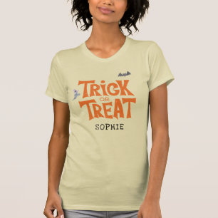Süßes oder Saures Halloween-Familien-Matching-Kost T-Shirt