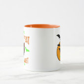 Süßes oder Saures Halloween-Fledermäuse Tasse (Zentrum)