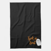 Süßes oder Saures Halloween-Geist Geschirrtuch (Vertikal)