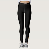 Süßes oder Saures Halloween-Geist Leggings (Vorderseite)