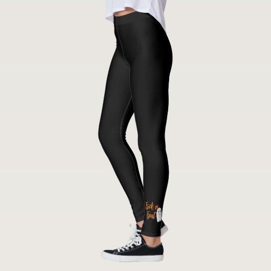 Süßes oder Saures Halloween-Geist Leggings (Links)