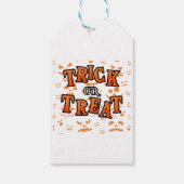 Süßes oder Saures Halloween Geschenkanhänger (Rückseite)