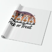 Süßes oder Saures Halloween Geschenkpapier (Ungerollt)