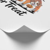 Süßes oder Saures Halloween Geschenkpapier (Ecke)
