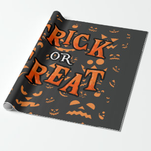 Süßes oder Saures Halloween-Geschenkpapier Geschenkpapier
