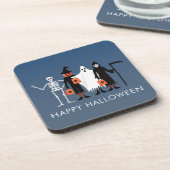 Süßes oder Saures Halloween Getränkeuntersetzer (Linke Seite)