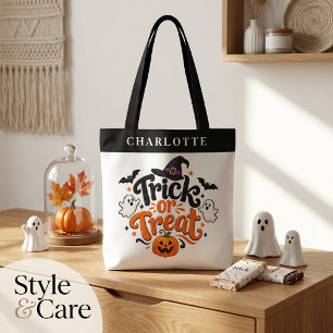 Süßes oder Saures Halloween Gruseliges Süßes Desig Tasche