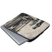 Süßes oder Saures Halloween-Horror Laptopschutzhülle (Vorne Knopf)