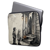 Süßes oder Saures Halloween-Horror Laptopschutzhülle (Vorderseite Links)