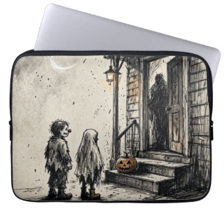 Süßes oder Saures Halloween-Horror Laptopschutzhülle