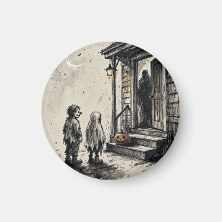 Süßes oder Saures Halloween Horror Magnet