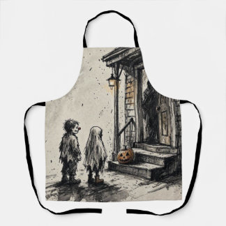 Süßes oder Saures Halloween-Horror Schürze