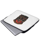 Süßes oder Saures Halloween Killer Skelett Axt Rot Laptopschutzhülle (Vorne Knopf)
