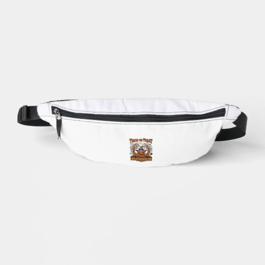 Süßes oder Saures Halloween-Kürbis-Hexenhut Grusel Bauchtasche (Vorderseite)