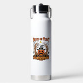Süßes oder Saures Halloween-Kürbis-Hexenhut Grusel Trinkflasche (Vorderseite)
