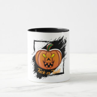 Süßes oder Saures Halloween-Kürbis Tasse