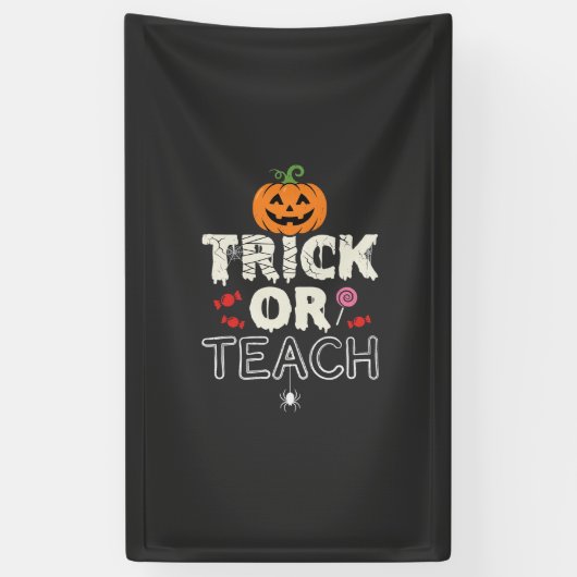 Süßes oder Saures Halloween-Lehrer-Design (2)_1 Banner (Vertikal)