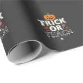Süßes oder Saures Halloween-Lehrer-Design (2)_1 Geschenkpapier (Rolleneckpunkt)