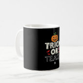 Süßes oder Saures Halloween-Lehrer-Design (2)_1 Kaffeetasse (Vorderseite Links)