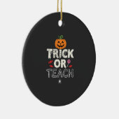 Süßes oder Saures Halloween-Lehrer-Design (2)_1 Keramik Ornament (Rechts)