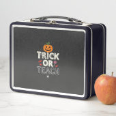 Süßes oder Saures Halloween-Lehrer-Design (2)_1 Metall Brotdose (Beispiel)