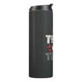 Süßes oder Saures Halloween-Lehrer-Design (2)_1 Thermosbecher (Nach links gedreht)