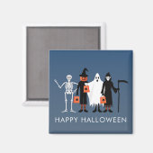Süßes oder Saures Halloween Magnet (Vorderseite/Rückseite)