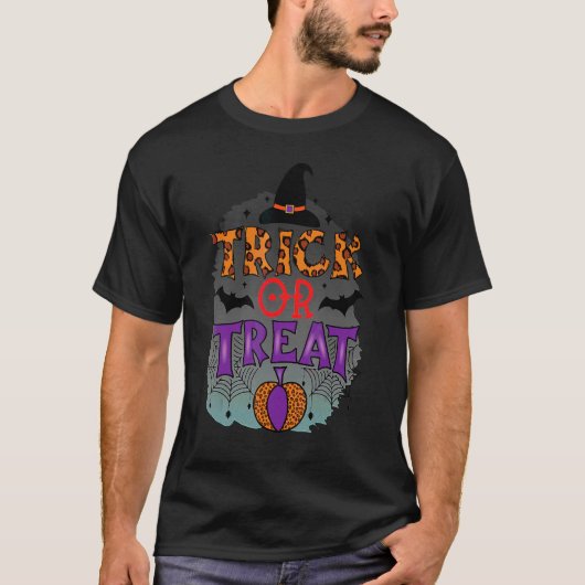 Süßes oder Saures Halloween Männer Frauen T-Shirt (Vorderseite)