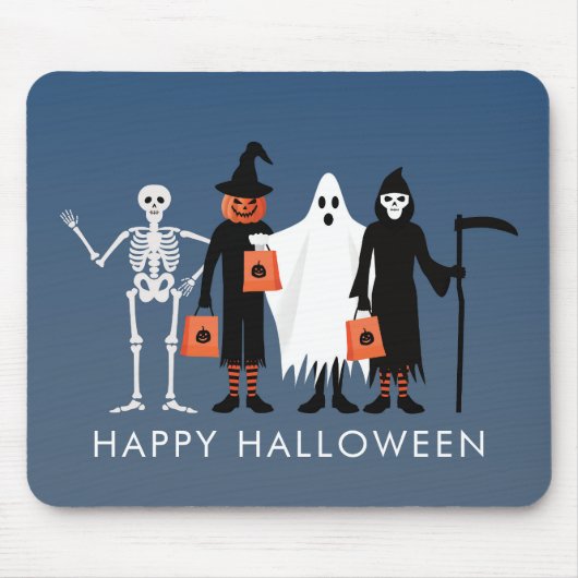 Süßes-oder-Saures-Halloween-Mauspad Mousepad (Vorne)
