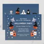 Süßes oder Saures Halloween-Party-Einladung Einladung (Vorne/Hinten)