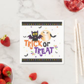 Süßes oder Saures Halloween-Party - Süße Fledermau Serviette (Beispiel)