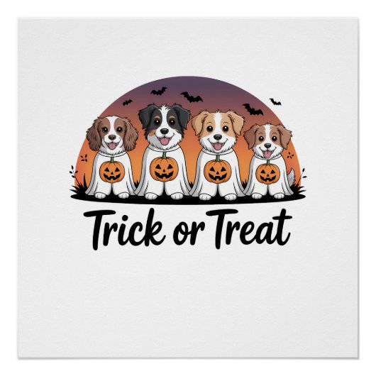 Süßes oder Saures Halloween Poster (Vorderseite)