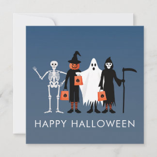 Süßes-oder-Saures-Halloween-Postkarte
