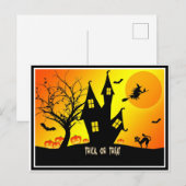 Süßes oder Saures, Halloween Postkarte (Vorne/Hinten)