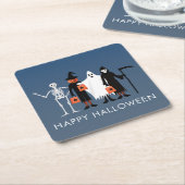 Süßes oder Saures Halloween Rechteckiger Pappuntersetzer (angewinkelt)