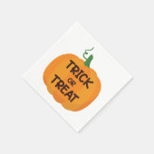 Süßes oder Saures Halloween Serviette (Ecke)