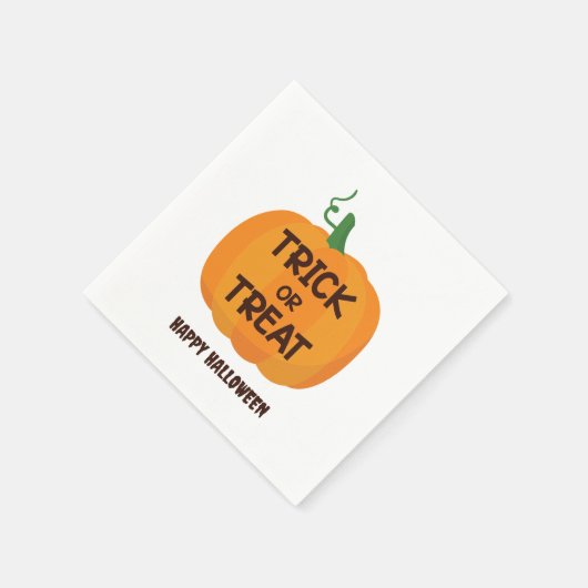 Süßes oder Saures Halloween Serviette (Ecke)