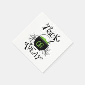 Süßes oder Saures Halloween Serviette (Ecke)