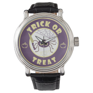 Süßes oder Saures Halloween-Spinne Starbucks-Stil Armbanduhr
