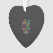 Süßes oder Saures Halloween-Spinnennetz-Design_1 Ornament (Vorderseite)