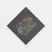 Süßes oder Saures Halloween-Spinnennetz-Design_1 Serviette (Ecke)