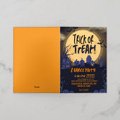 Süßes oder Saures Halloween-Tanzparty-Einladung 🎃 (Äußere Ablage)