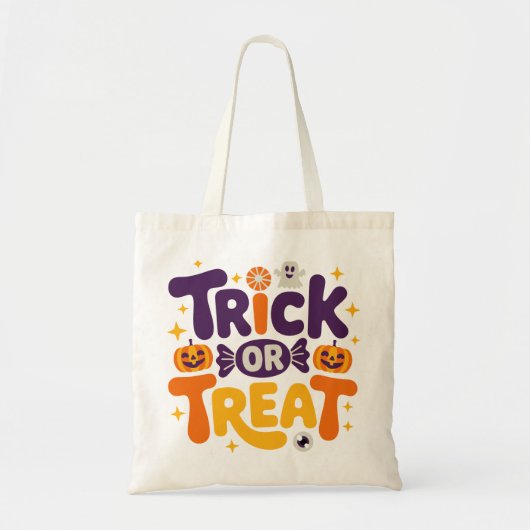 Süßes oder Saures Halloween-Tasche Tragetasche (Vorne)