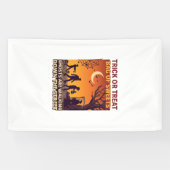 Süßes oder Saures Halloween Zombies Sensenmann Kür Banner (Horizontal)
